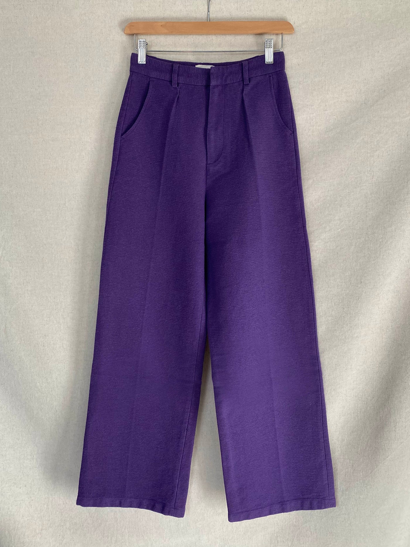 Pantalon tailleur, violine - taille 34 Petite