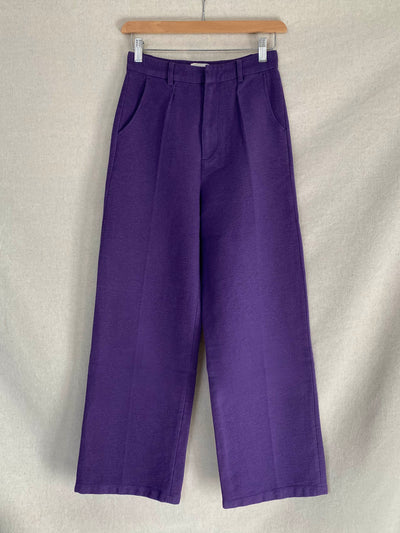 Pantalon tailleur, violine - taille 34 Petite