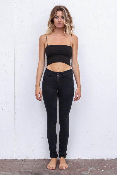 Taille Mi-Haute, noir - taille 32/34 Grande